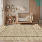 GarveeHome Scalloped Area Rug 4x6 - Image 3