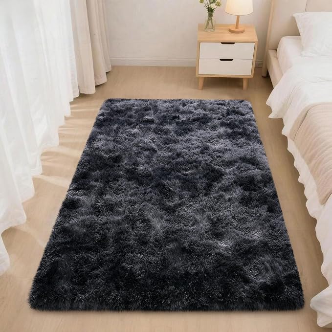Mugorn 2x3 Rugs for Bedroom, Fluffy Area Rugs for Living Room, Soft Shag Kids - Image 2