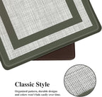Mattitude Kitchen Mats Set of 2 Cushioned Rugs 0.47 inch Thick Anti-Fatigue Mats - Image 3