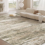 Washable Rug 8x10 Area Rugs for Living Room: Large Neutral Soft Rug Abstract - Image 6