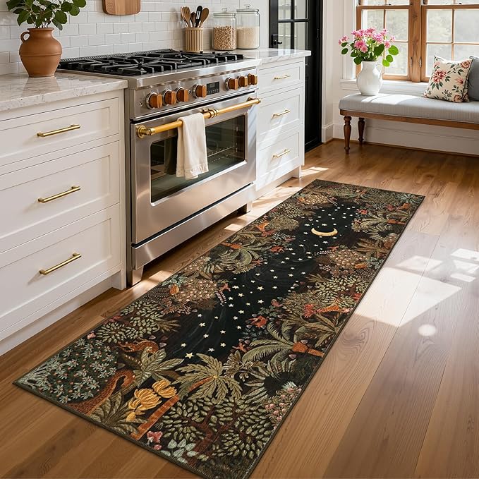 GarveeHome 2x6 Jungle Washable Runner Rug by GarveeHome