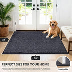 PURRUGS Dirt Trapping Door Mat 34" x 59", Non-Slip Machine Washable Entryway Rug - Image 8