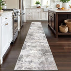 IOHOUZE Abstract Runner Rug 2x12 Ft Washable Runners - Image 2