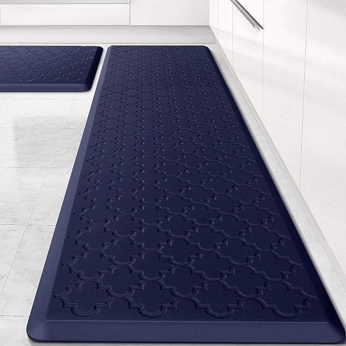 Kitchen Mat Cushioned Anti-Fatigue Floor Mat Water Resistant Non-Skid Kitchen by SoftDuo