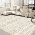 Nakagishi 6x9 Area Rugs Living Room: Washable Boho Large Neutral Modern Soft by NakagishiAreaRug