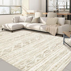 Nakagishi 6x9 Area Rugs Living Room: Washable Boho Large Neutral Modern Soft by NakagishiAreaRug