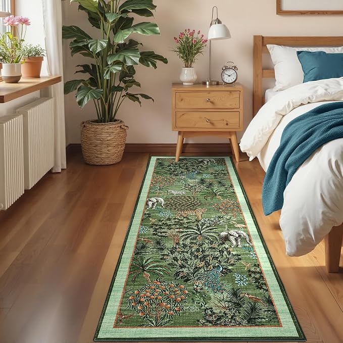 GarveeHome Jungle Rug 2x6 Kitchen Runner Rug Non Slip Washable Runners - Image 4