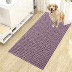 OLANLY Dog Door Mat for Muddy Paws 44x24, Ultra Absorbent Chenille Mud Doormat by OLANLY