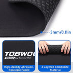 TOBWOLF Non-Slip Workout Mat for Ellipse Leg Exerciser, Ellipse Machine Mat - Image 3
