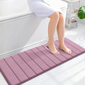 OLANLY Memory Foam Long Bathroom Rugs Runner 47x17, Super Soft Absorbent Bath by OLANLY