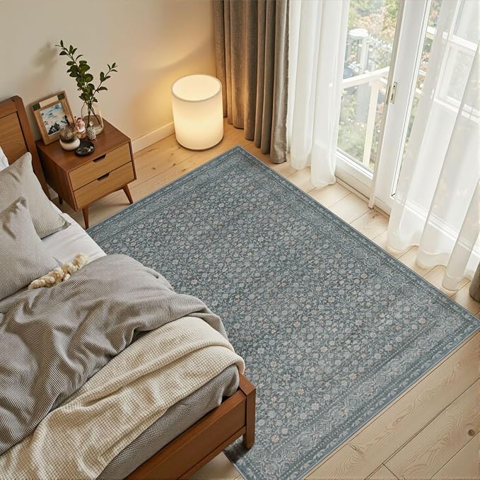 Rugxara 3x5 Washable Entryway Rug, Non Slip Boho Runner Rugs - Image 2