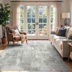 4x6 Ft Area Rugs for Living Room, Soft Non-Slip Washable Rugs Modern Abstract by Cuzwlovita