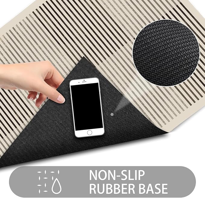 Ultra Thin Door Mat Indoor Entrance, 1/10 in Thin Door Mats - Image 4