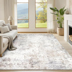 Srugn Washable Rugs 6x9 Area Rugs by Srugn