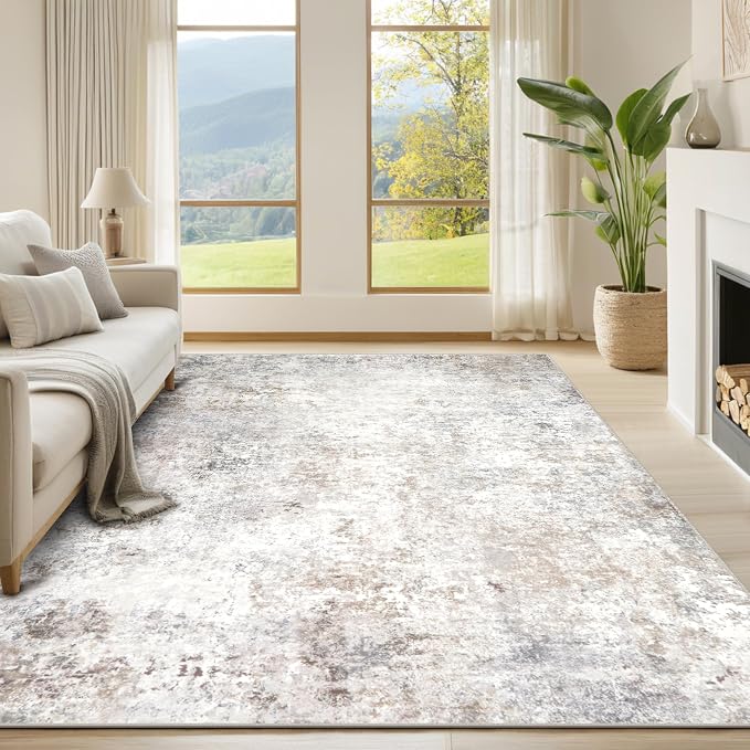 Srugn Washable Rugs 6x9 Area Rugs by Srugn