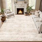 3x5 Area Rugs Living Room Rug: Washable Vintage Boho Rug No Slip Stain - Image 9