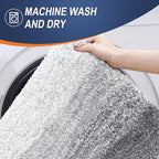 OLANLY Large Bathroom Rugs Mat 50x30, Extra Soft Absorbent Microfiber Bath Rugs - Image 6