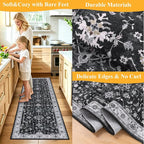 HEBE Washable Hallway Runner Rug 2'x 8' Non Slip Kitchen Rugs Runner, Low Pile - Image 5