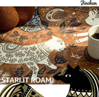 jinchan 2x3 Cute Area Rug Kids Washable Fun Rug Earthy Brown Starlit Boho Small - Image 5