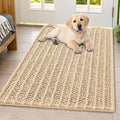 Smiry Dog Door Mat for Muddy Paws 40x32, Absorbent Dirt Trapper, Non-Slip by Smiry