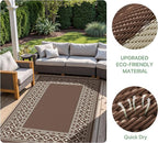 GENIMO Outdoor Rug Waterproof for Patio Decor, Camping Mat for Outdoor - Image 7