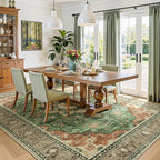 Lessymo Washable Area Rug for Living Room, 9x12 Large Rugs - Image 3
