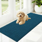 OLANLY Dog Door Mat for Muddy Paws 47x20, Ultra Absorbent Chenille Mud Doormat by OLANLY