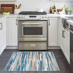 Lansny Small Abstract Area Rug, Entryway Rug Washable Door Mat Indoor Entrance - Image 3