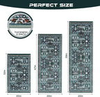 Sofort Kitchen Rugs Set of 3, Botanical Non Slip Washable Kitchen Mats - Image 2