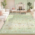 Lahome Flavie Sage Green Area Rug 8x10 by Lahome