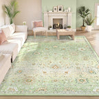 Lahome Flavie Sage Green Area Rug 8x10 by Lahome