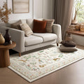3x5 Washable Area Rugs for Entryway: Small Throw Rugs Stain Resistant Non Slip by palohom
