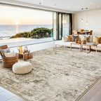 5x7 Area Rugs Washable Living Room Rug-No Slip Soft Carpets Modern Abstract by Unknown