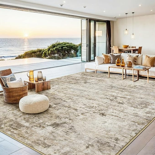 10x12 Area Rugs Washable Living Room Rug-No Slip Soft Carpets Modern Abstract by Unknown
