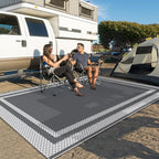 HappyTrends, Outdoor Rug, Patio Rug, Reversible Portable Outdoor Plastic Straw - Image 6
