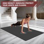 Stepwaver Extra Large Exercise Mat, Shoe-Friendly, Ultra Durable, Thick Large - Image 4