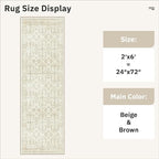 Soalmost Runner Rug 2x6 Washable Non-Slip Kitchen Runner Rugs - Image 5