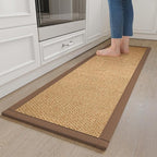 YDKGL Kitchen Runner Rugs Non Slip Washable Anti Fatigue, Super Absorbent 0.4" by YDKGL