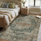 Rugxara 4x6 Rug for Living Room Bedroom, Vintage Retro Boho Area Rugs, Non Slip - Image 2