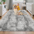 5x8 Ft Light Grey Large Area Rugs - Image 2