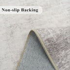 Washable 3x5 Kitchen Area Rug: Non-Slip Abstract Water-Resistant Entryway - Image 3