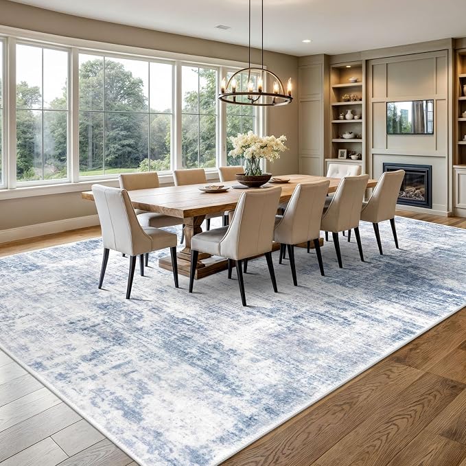 IOHOUZE Abstract Area Rugs 9x12 Ft Washable Large Rugs - Image 3