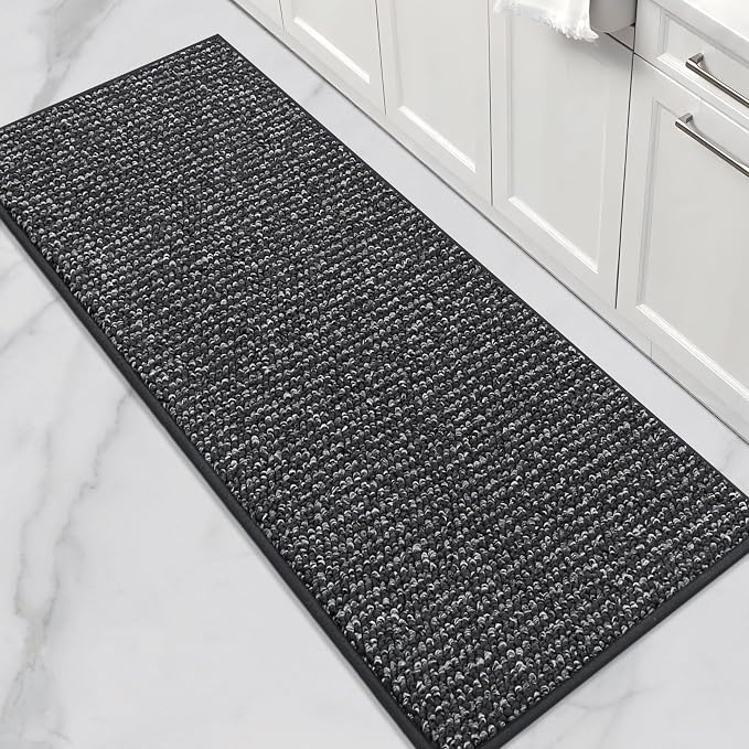 BEQHAUSE Kitchen Runner Rugs 24"x60", Non-Slip Kitchen Mats by BEQHAUSE