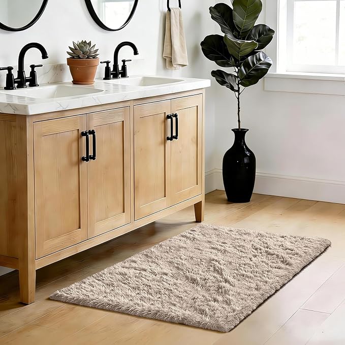 Soft Runner Rugs for Bedroom, Bedside Rug for Living Room Bedroom Room Home - Image 3
