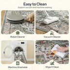 HOOBRO Washable Rug 6 x 9 Area Rugs - Image 8