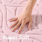 Macgace 3x5 Pink Area Rug, Washable Shag Carpet, Kids Room Nursery Rugs - Image 5
