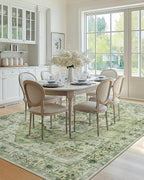 AMADA HOMEFURNISHING 8x10 Area Rug, Washable Low-Profile Large Area Rug - Image 9