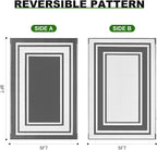RURALITY Outdoor Rugs 5x8 for Patios Clearance, Waterproof Mats for Porch - Image 2