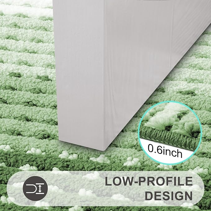 Kitinjoy Indoor Outdoor Door Mat, 59x20 Non-Slip Absorbent Dirt Trapper - Image 4
