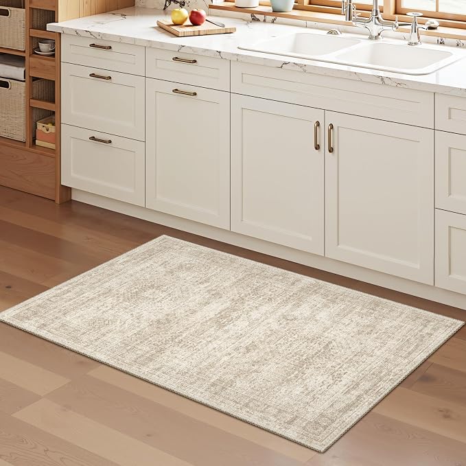 Soalmost 2x3 Washable Rugs for Kitchen, Powder Room Small Area Rug Non-Slip - Image 7